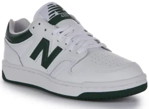 New Balance BB 480 LNG In White Green