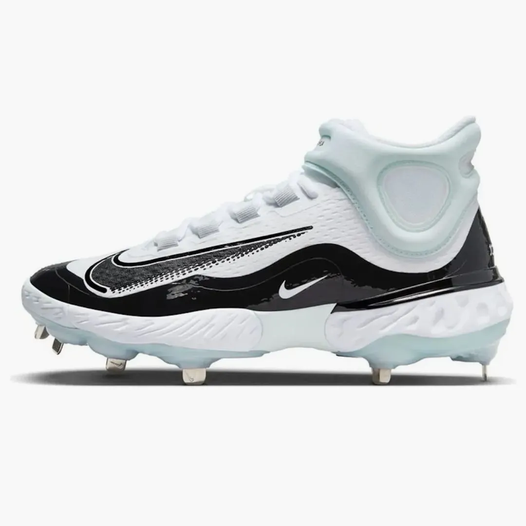 Nike Alpha Huarache Elite 4 White Black Blue Tint