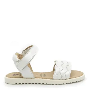Old Soles White Braided Velcro Sandal