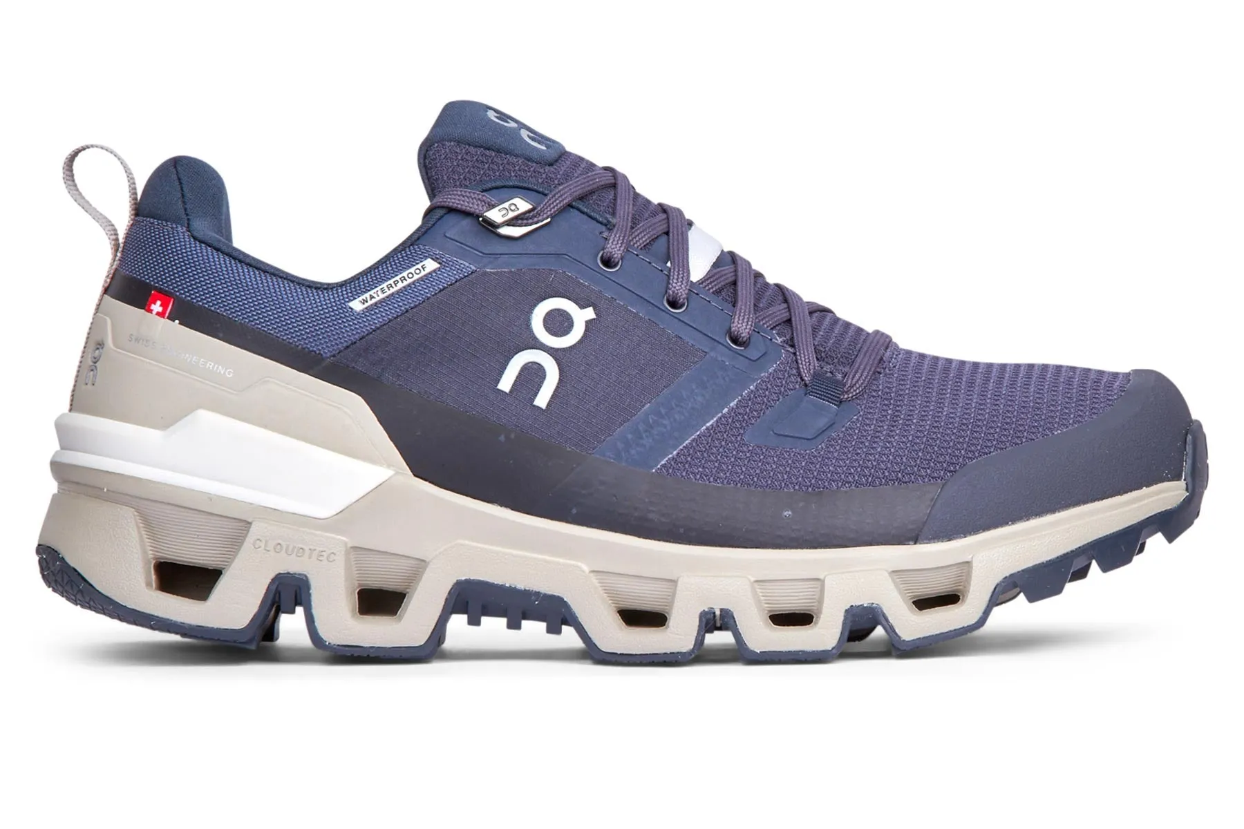 On Cloudwander Waterproof - Navy/Desert