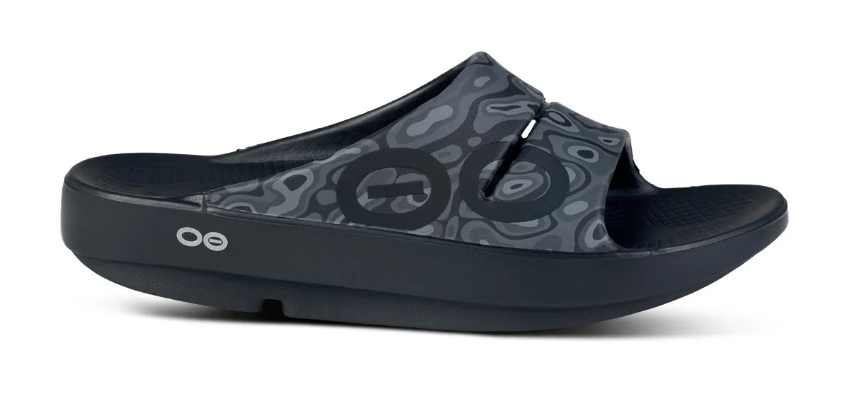 OOahh Sport Black Water Camo รองเท้าเพื่อการฟื้นฟู