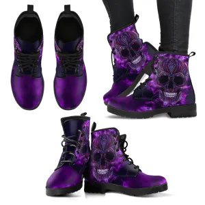 Oriental Skull Handcrafted Boots V2