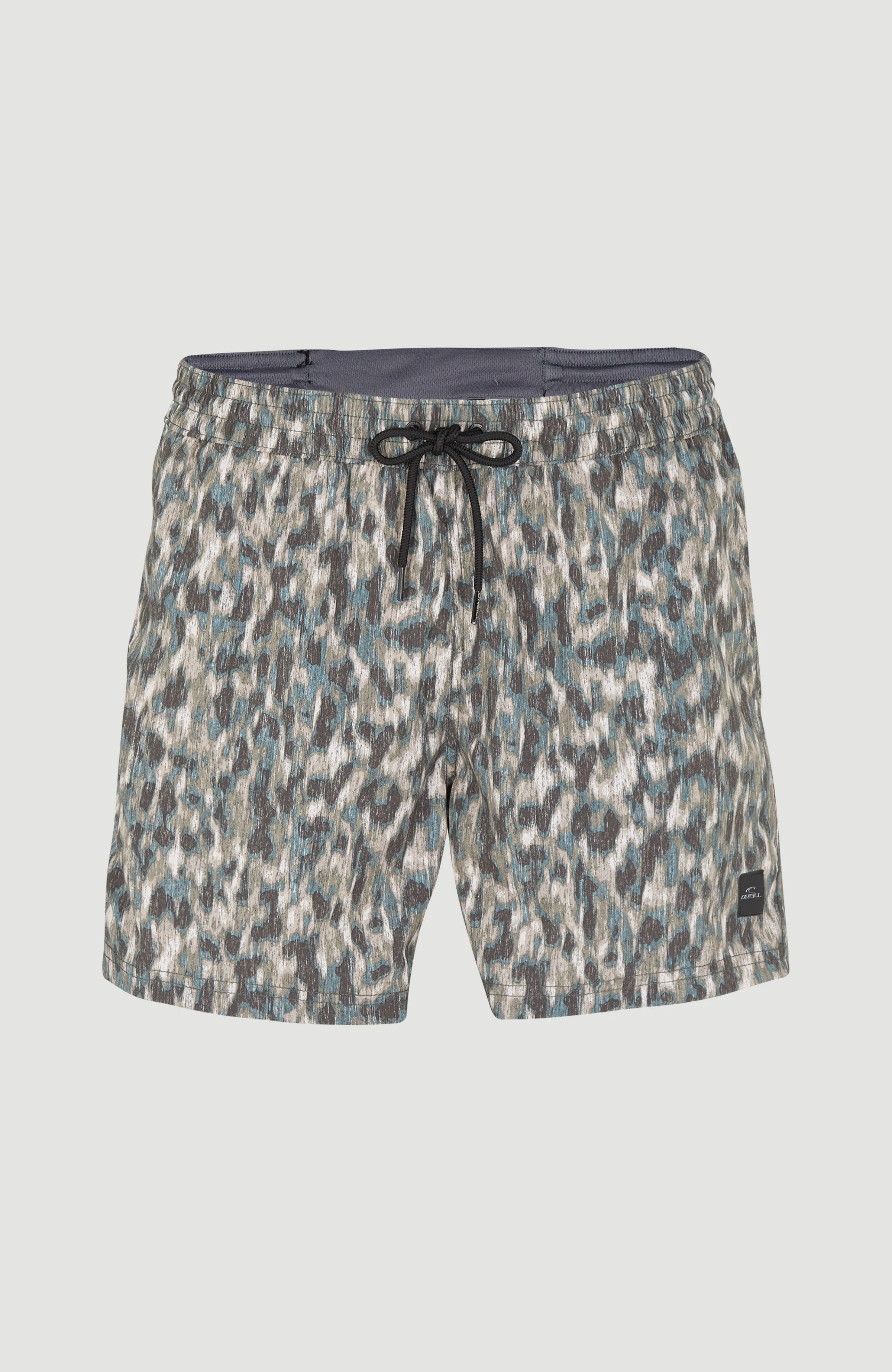 Packable Aop 15'' Hybrid Shorts | Green Minimal Camo