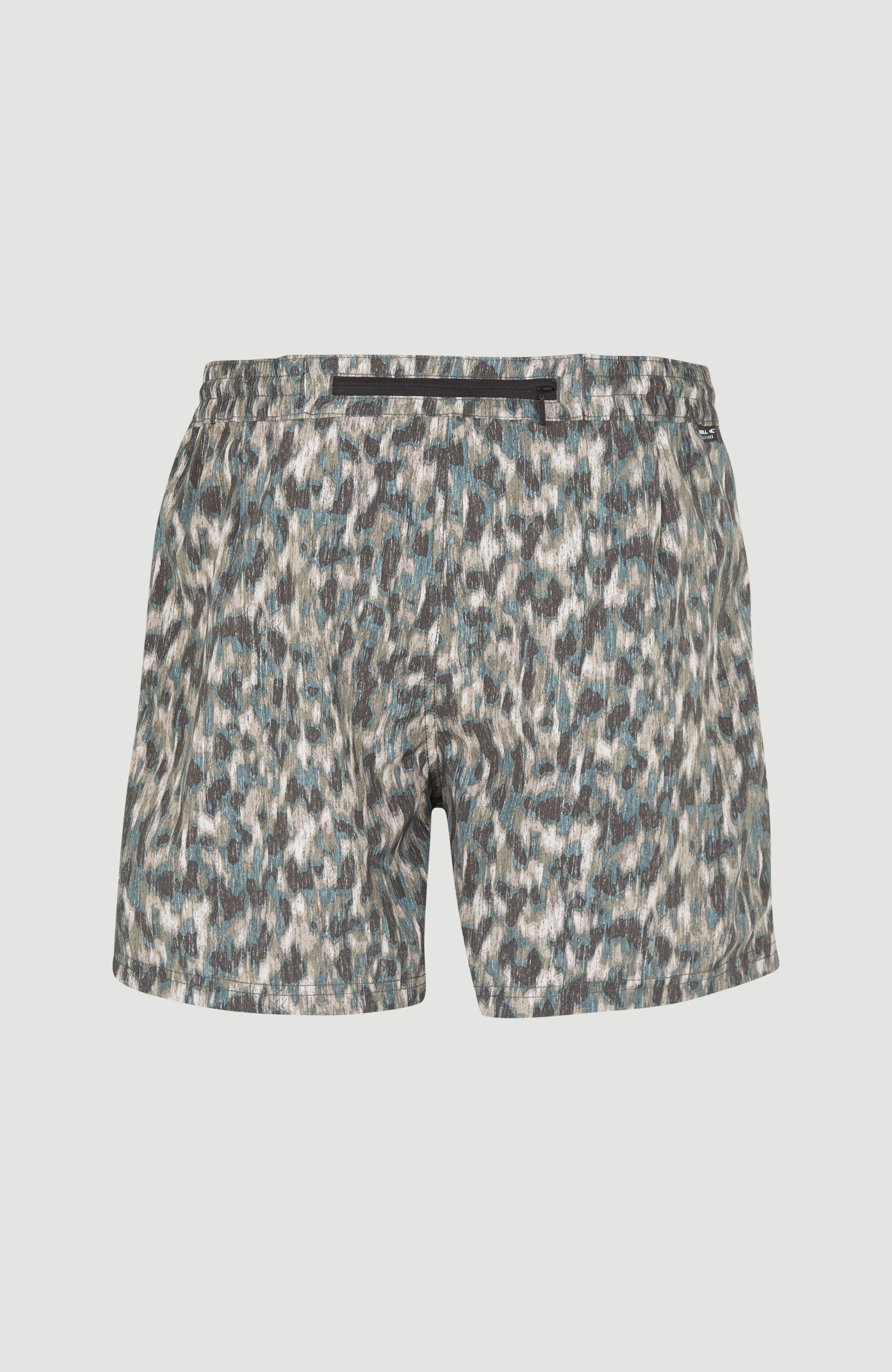 Packable Aop 15'' Hybrid Shorts | Green Minimal Camo