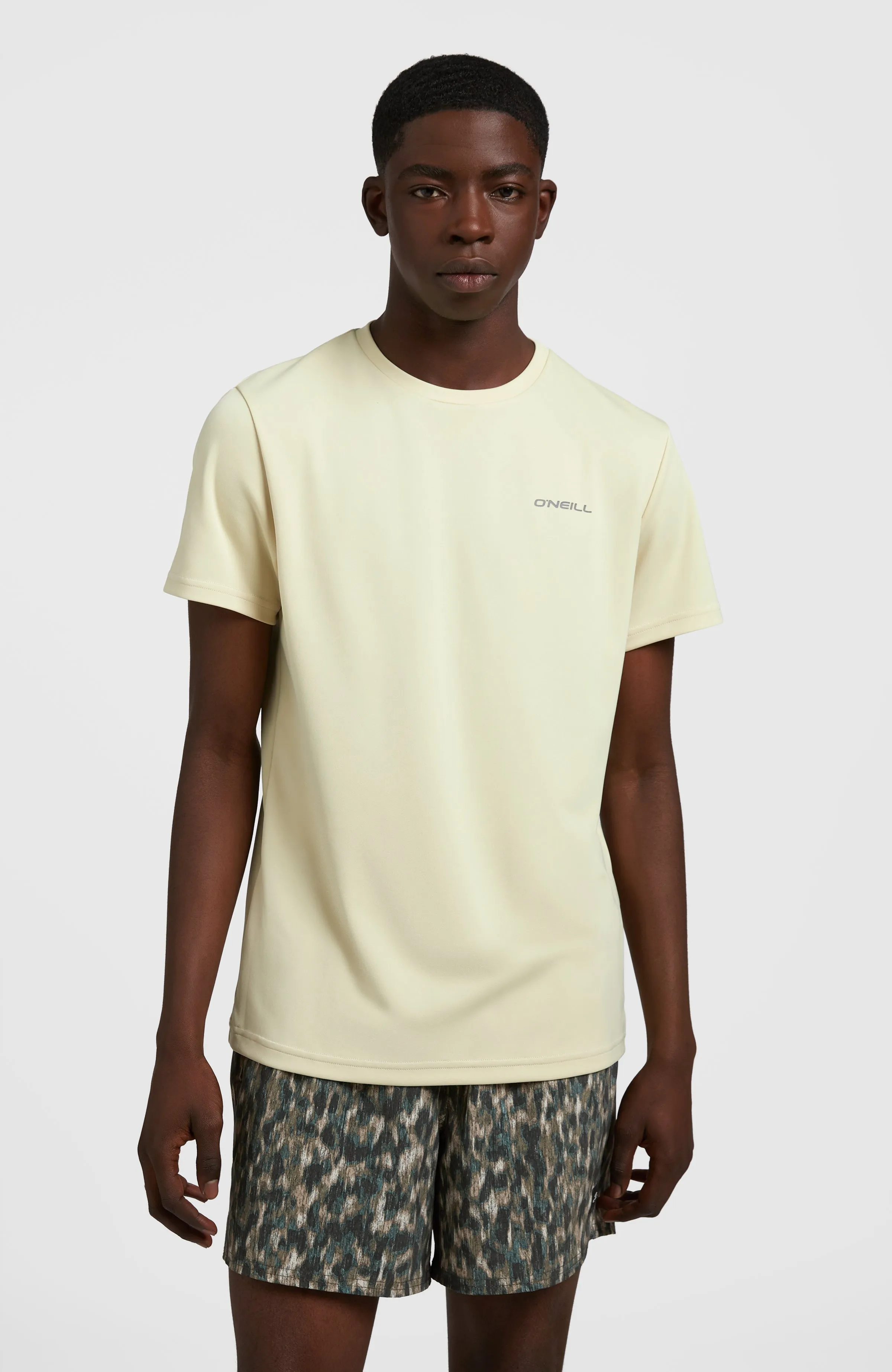 Packable Aop 15'' Hybrid Shorts | Green Minimal Camo
