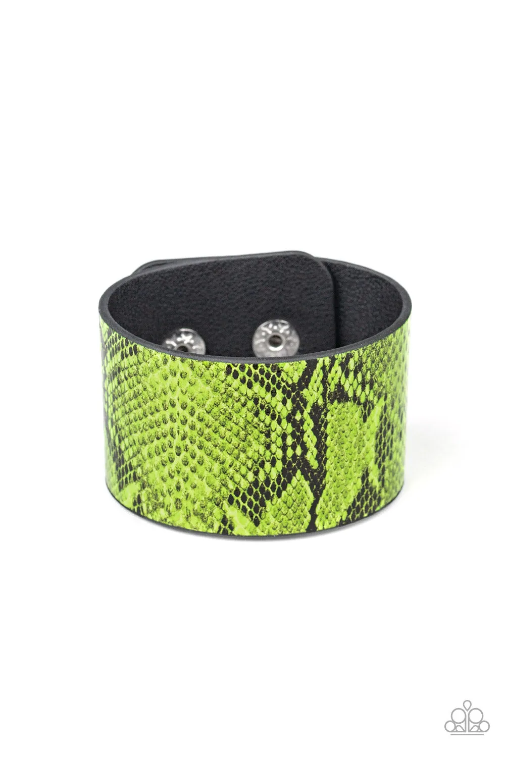 Paparazzi - Its a Jungle Out There - Green Bracelet