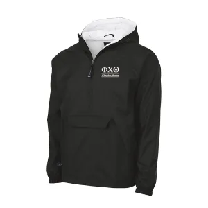 Phi Chi Theta Flannel Lined Windbreaker - Custom Chapter