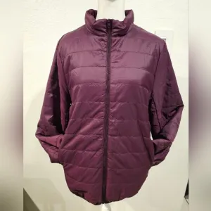 PINK By Victoria's Secret Puffer Jacket Maroon Small EUC
