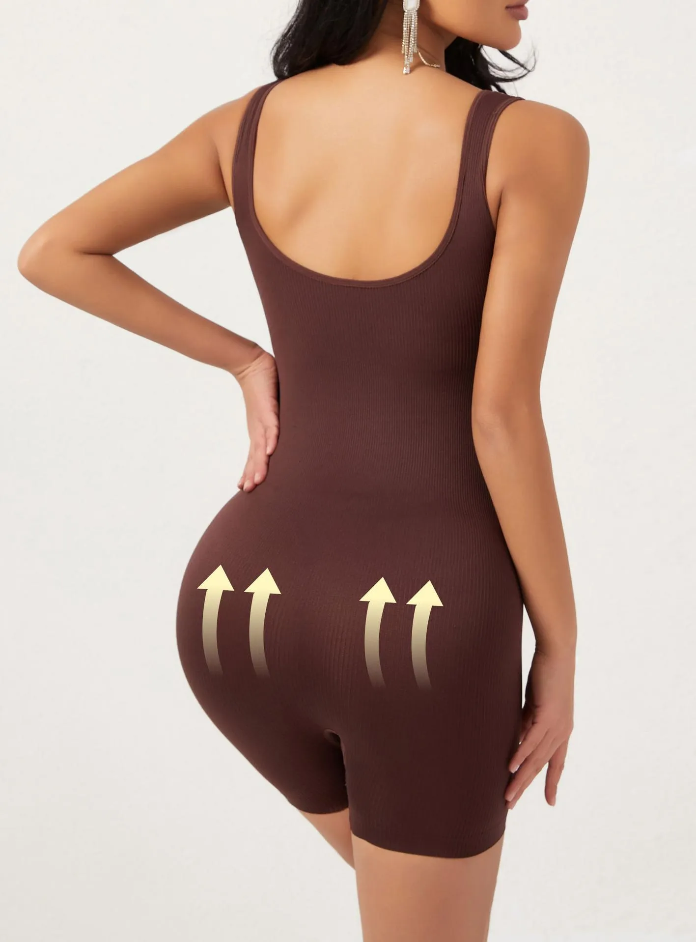 Plus size body hugging underwear