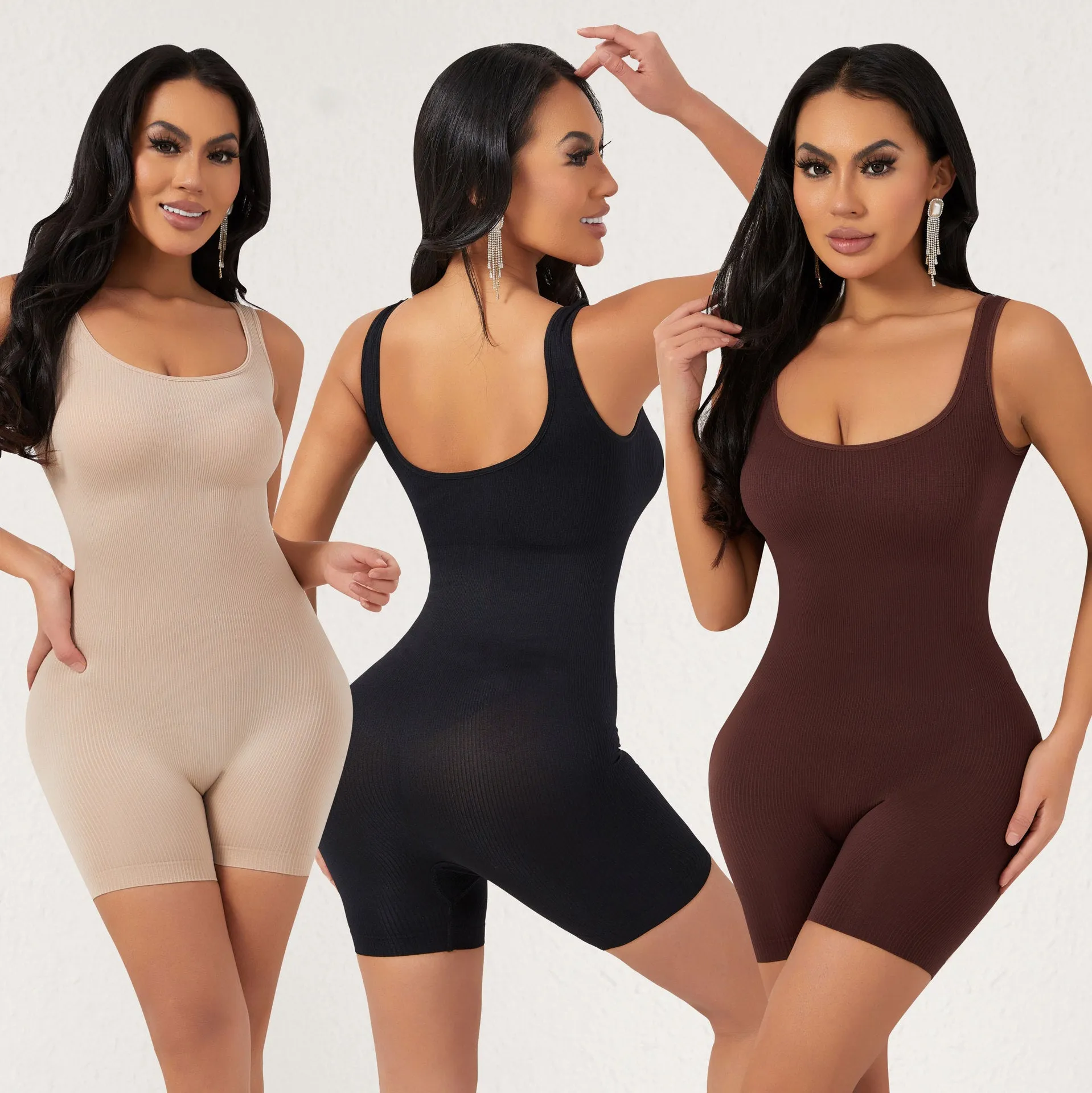 Plus size body hugging underwear