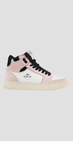 Reload Mid Cut Leather Sneakers