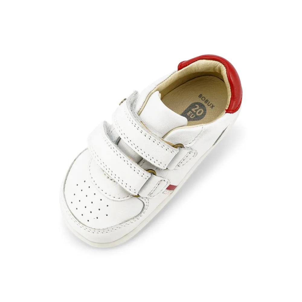 Riley  - Step Up - White   Red