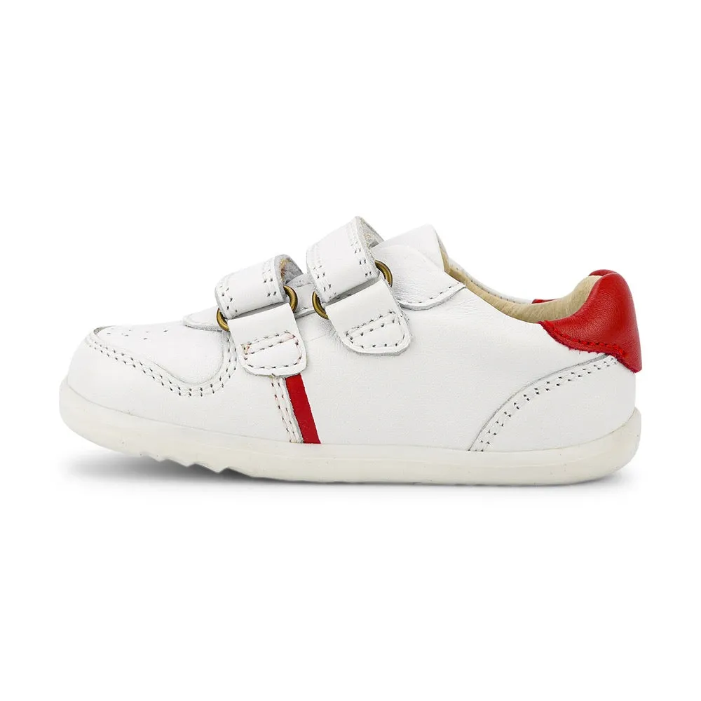 Riley  - Step Up - White   Red
