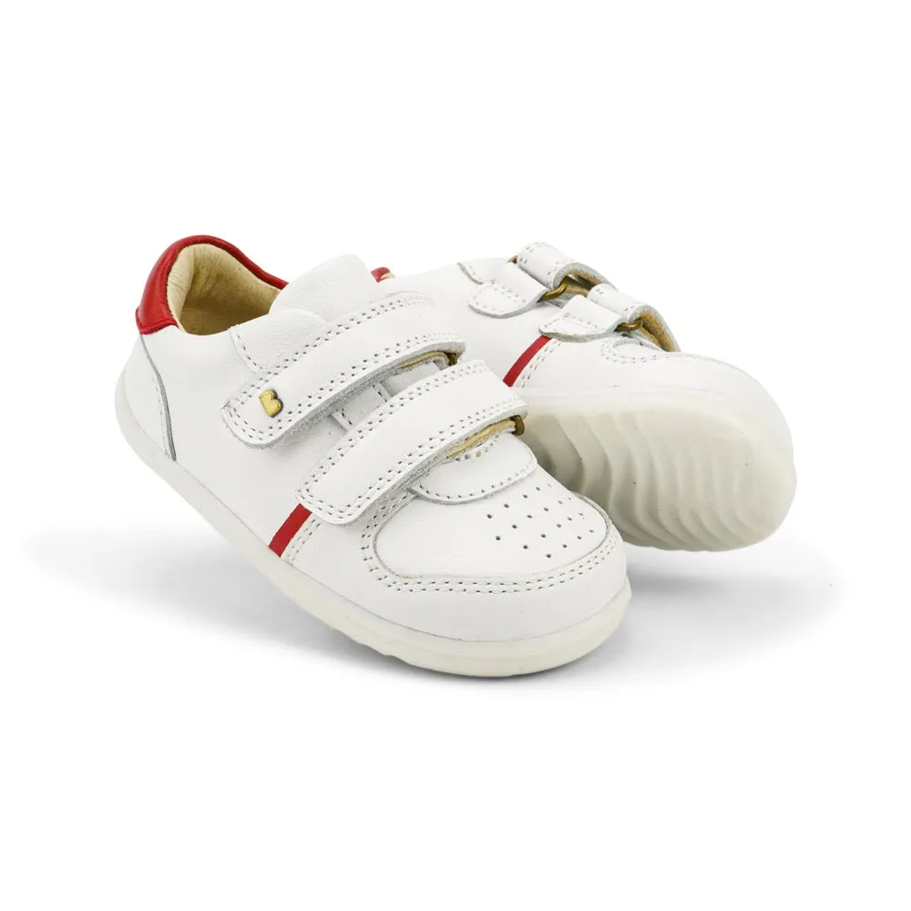 Riley  - Step Up - White   Red