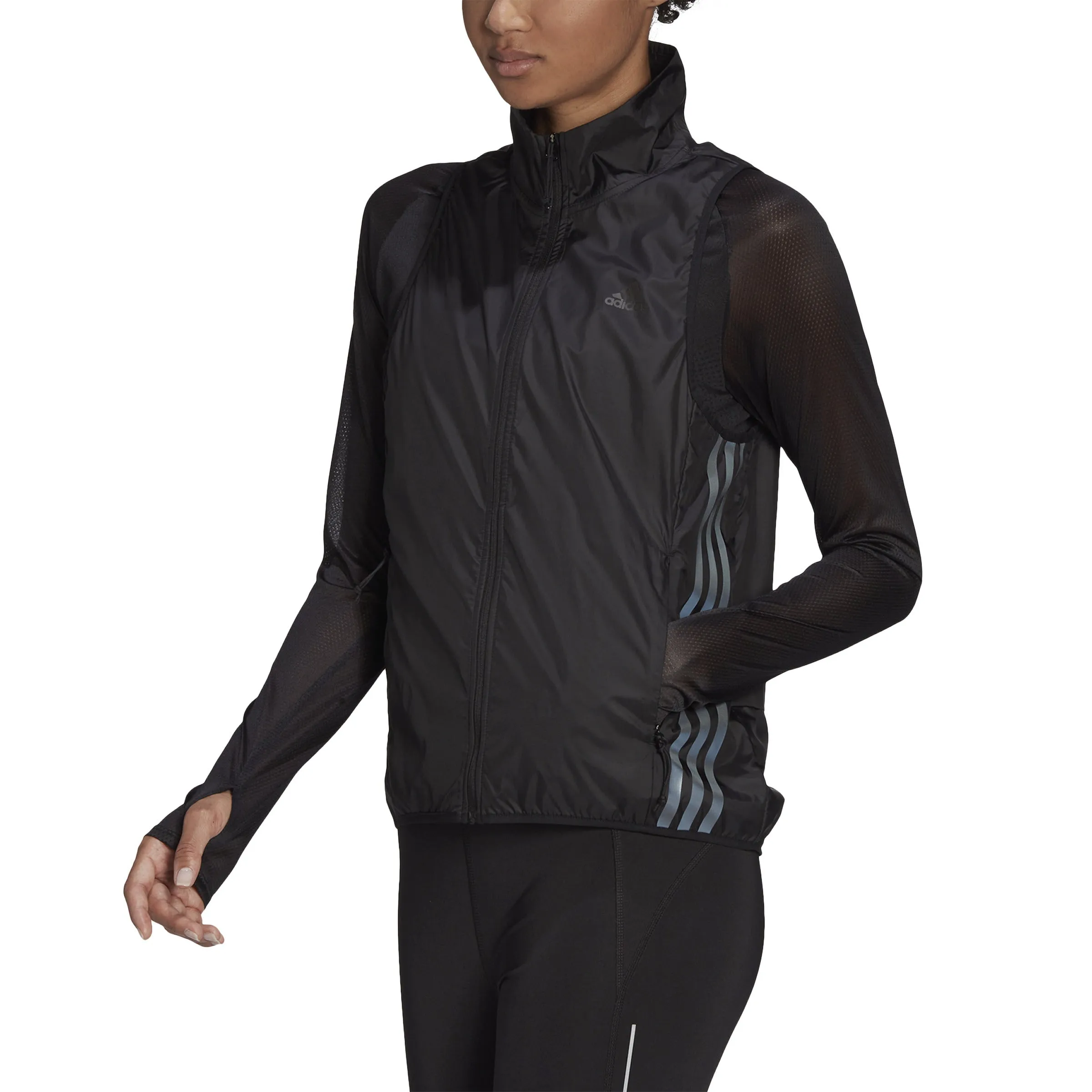 Run Icon 3-Streifen Running Wind Weste