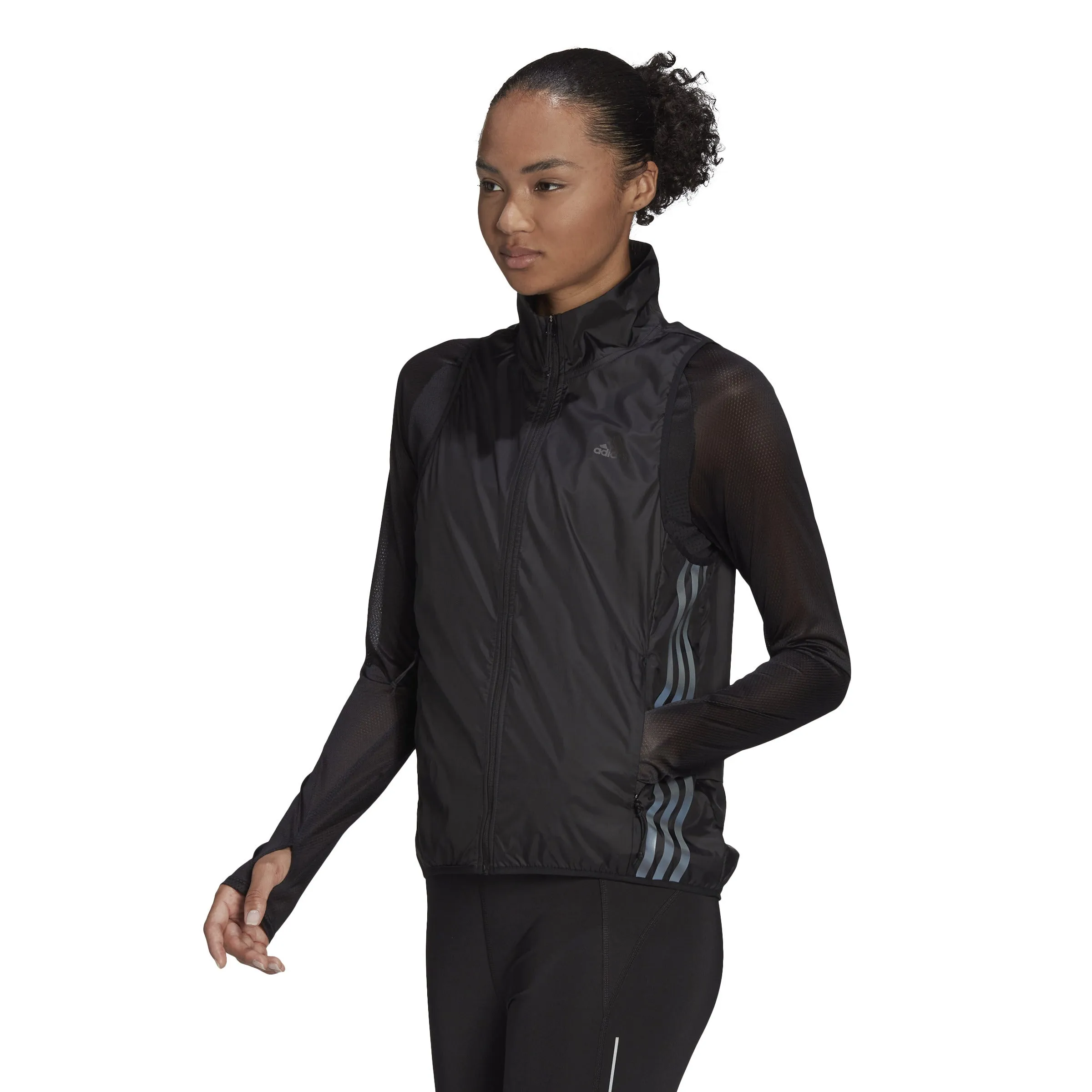 Run Icon 3-Streifen Running Wind Weste