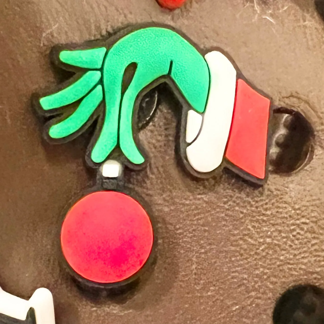 SHOE CHARMS - HAND OF THE GRINCH