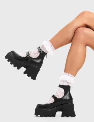 Slow Jamz Chunky Platform Ankle Boots