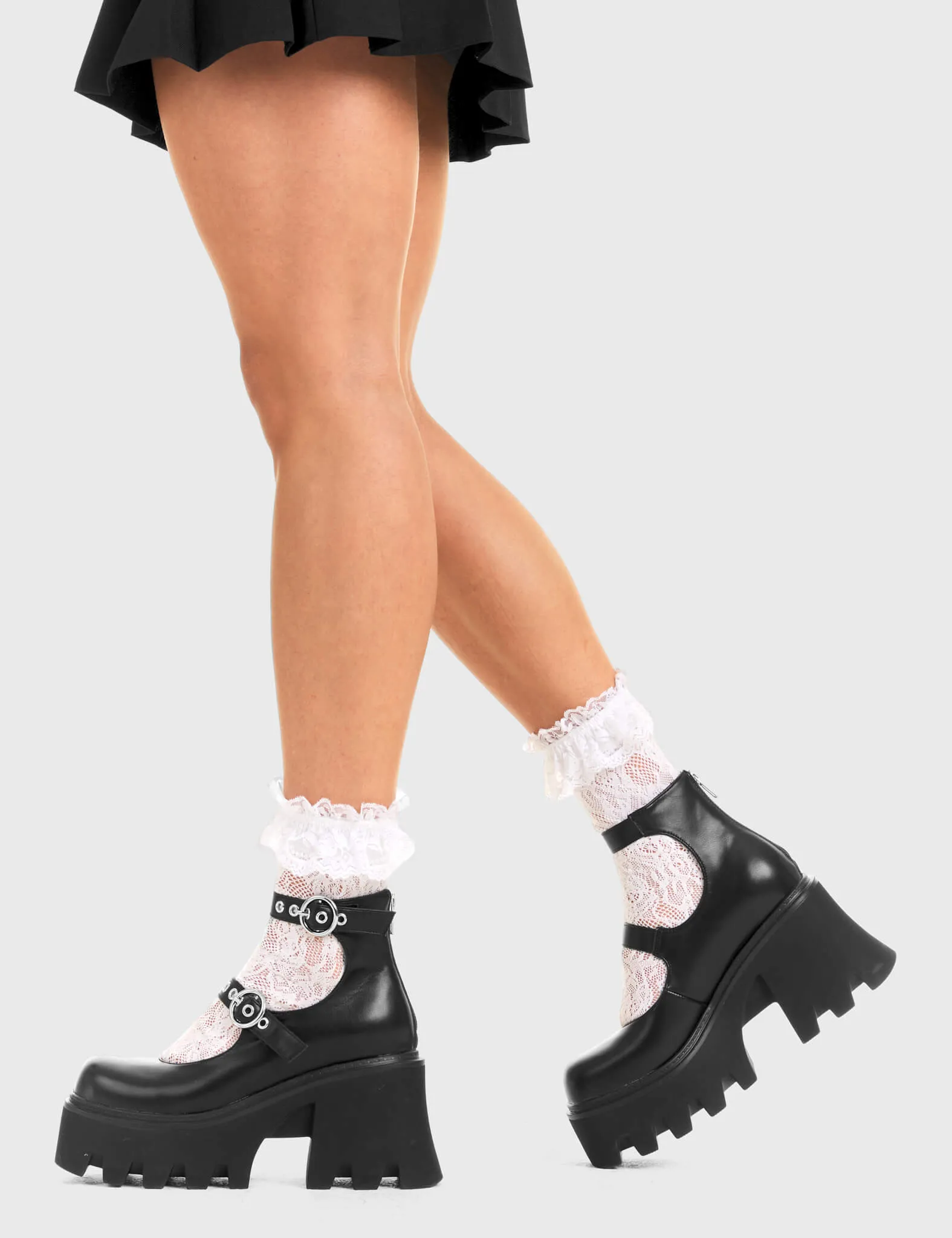 Slow Jamz Chunky Platform Ankle Boots