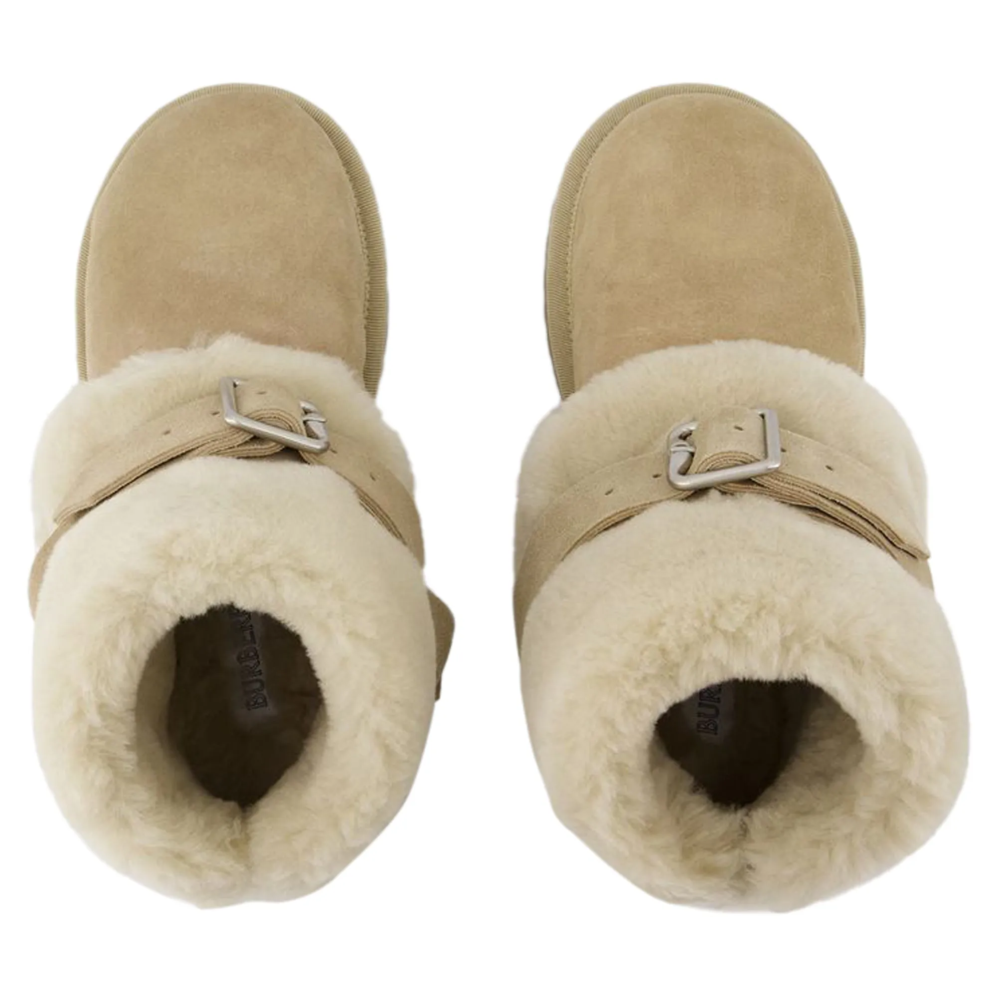 Snug Boots - Burberry - Leather - Beige