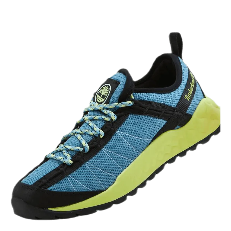 Solar Wave Low Fabric Blue