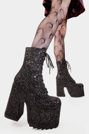 Spotlight Chunky Platform Ankle Boots