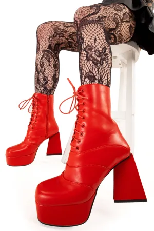 Strollin' Platform Ankle Boots