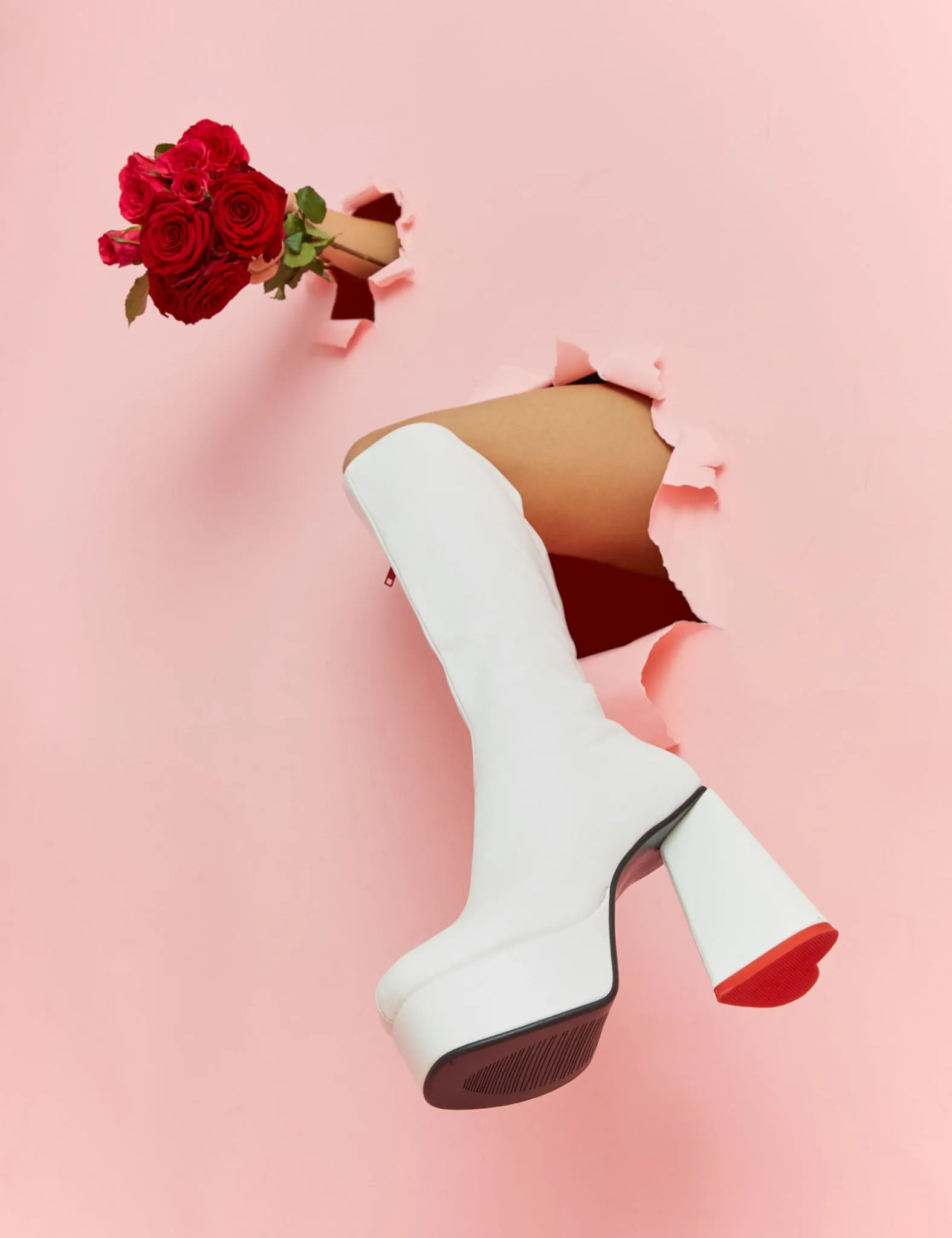 Sweet Talker Platform Knee High Boots
