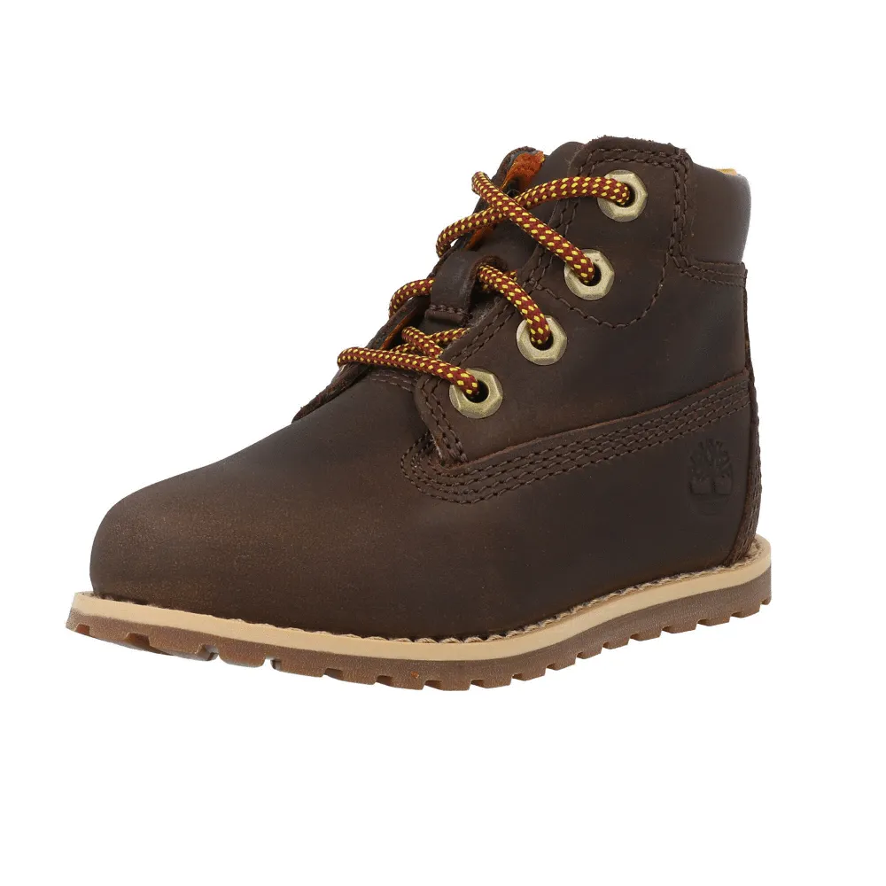 Timberland Pokey Pine Dark Brown Lace Zip Boots