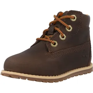 Timberland Pokey Pine Dark Brown Lace Zip Boots