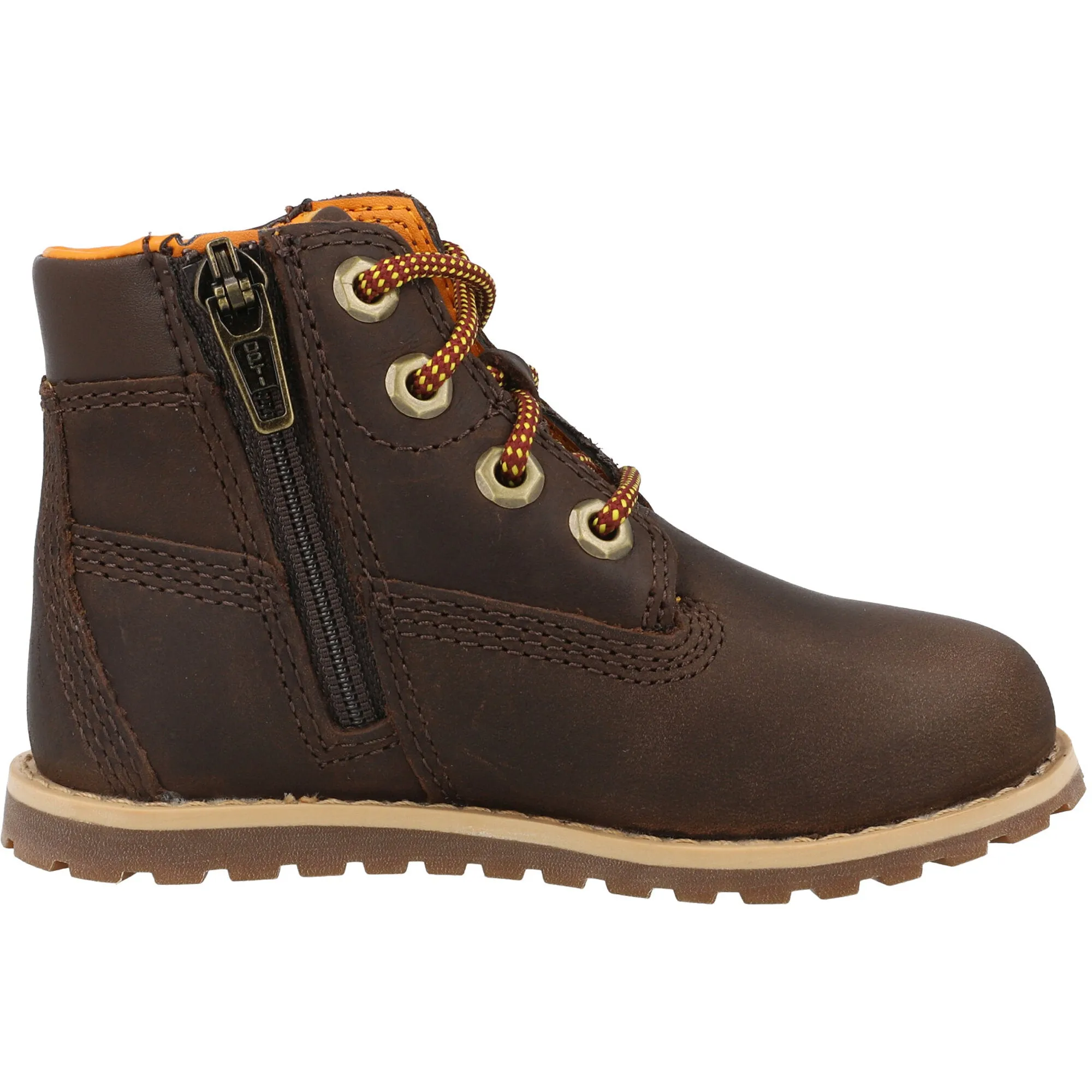 Timberland Pokey Pine Dark Brown Lace Zip Boots