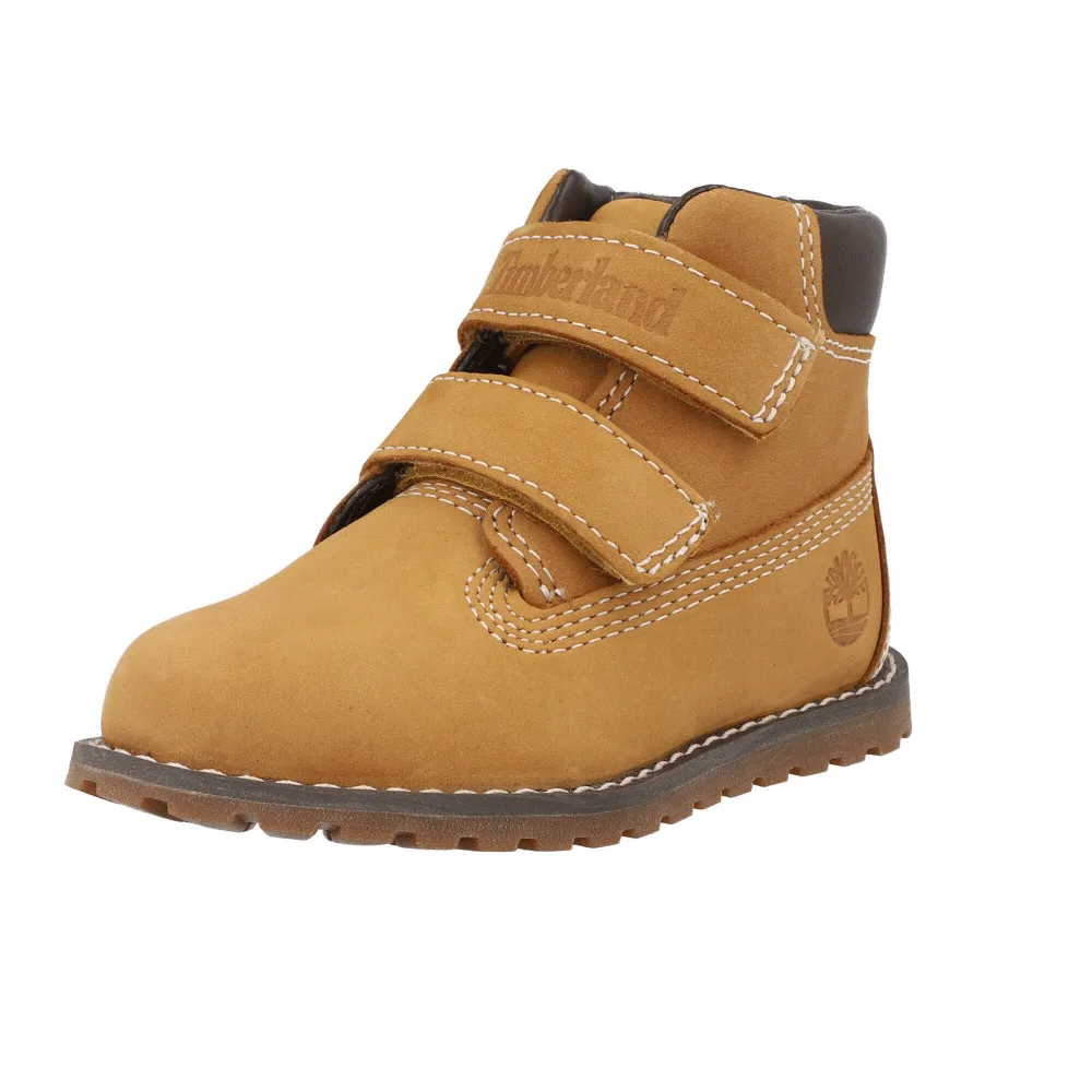 Timberland Pokey Pine Wheat Hook & Loop Shoes