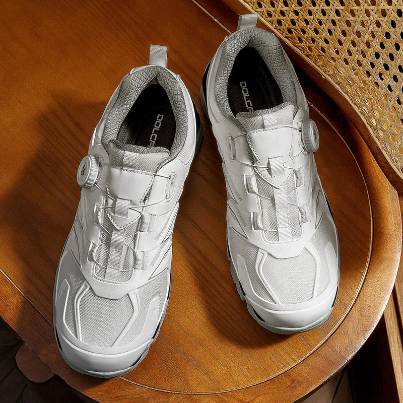 TNV Men Casual Shoes Real Leather Sneakers Without Laces Up Breathable Low Heel Four Season Use Waterproof Material DS2351