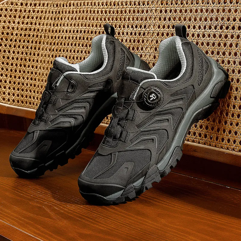 TNV Men Casual Shoes Real Leather Sneakers Without Laces Up Breathable Low Heel Four Season Use Waterproof Material DS2351