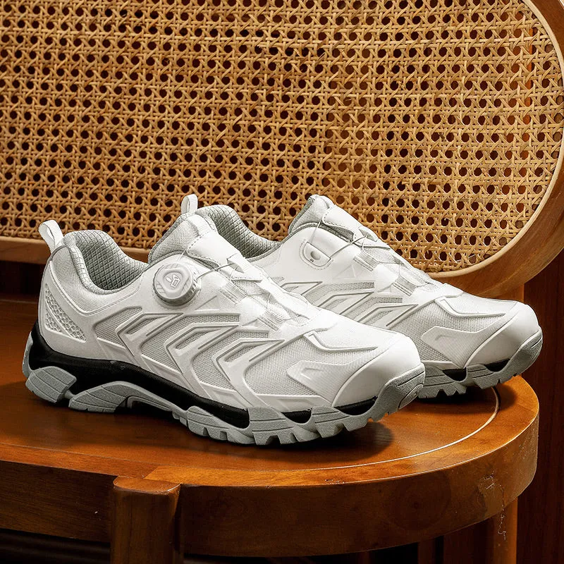 TNV Men Casual Shoes Real Leather Sneakers Without Laces Up Breathable Low Heel Four Season Use Waterproof Material DS2351