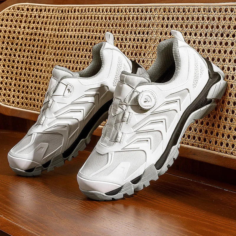 TNV Men Casual Shoes Real Leather Sneakers Without Laces Up Breathable Low Heel Four Season Use Waterproof Material DS2351