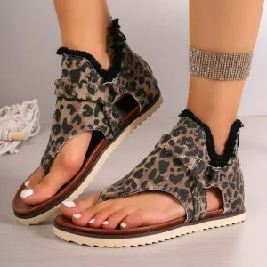 Toe Post Flats Sandals