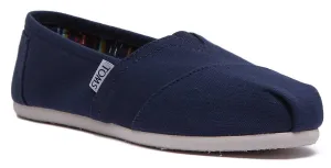 Toms Classic Slip On In Navy