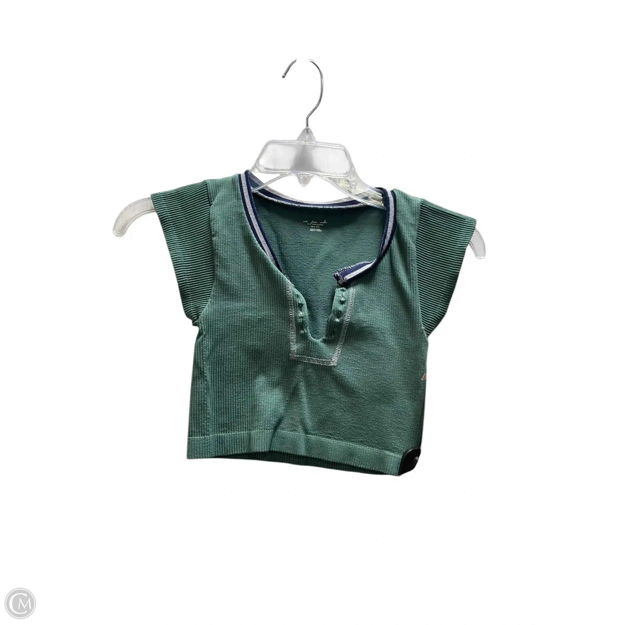 Top Short Sleeve By Urban Outfitters In Green, Size: Xs
