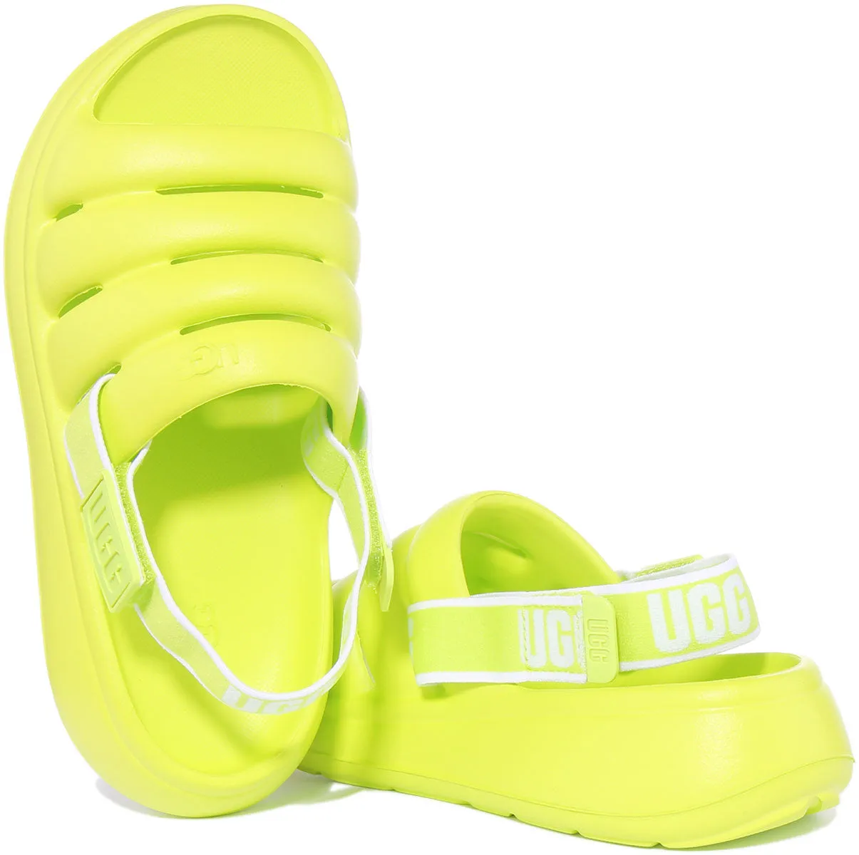 Ugg Australia K Sport Yeah In Lime For Kids
