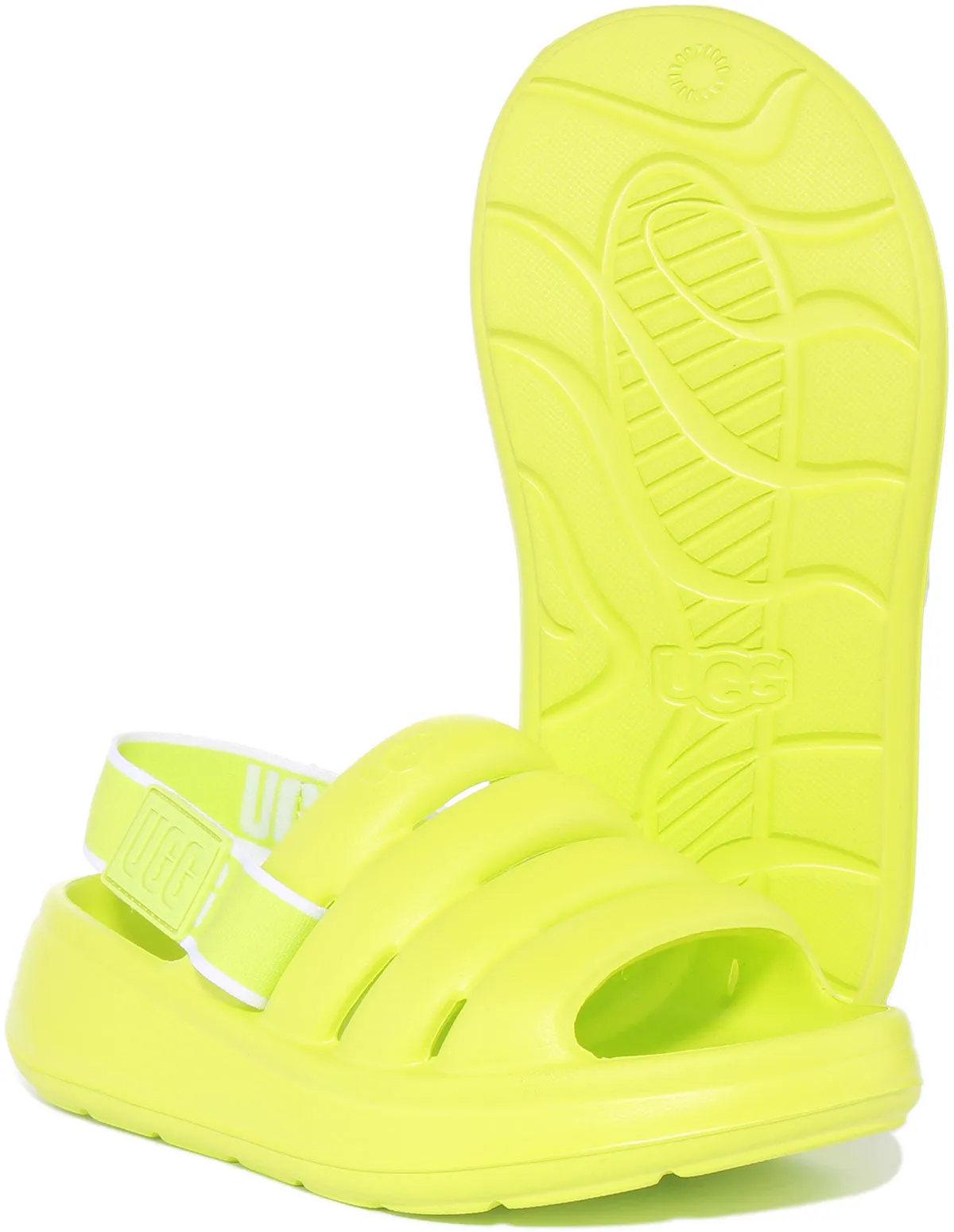 Ugg Australia K Sport Yeah In Lime For Kids