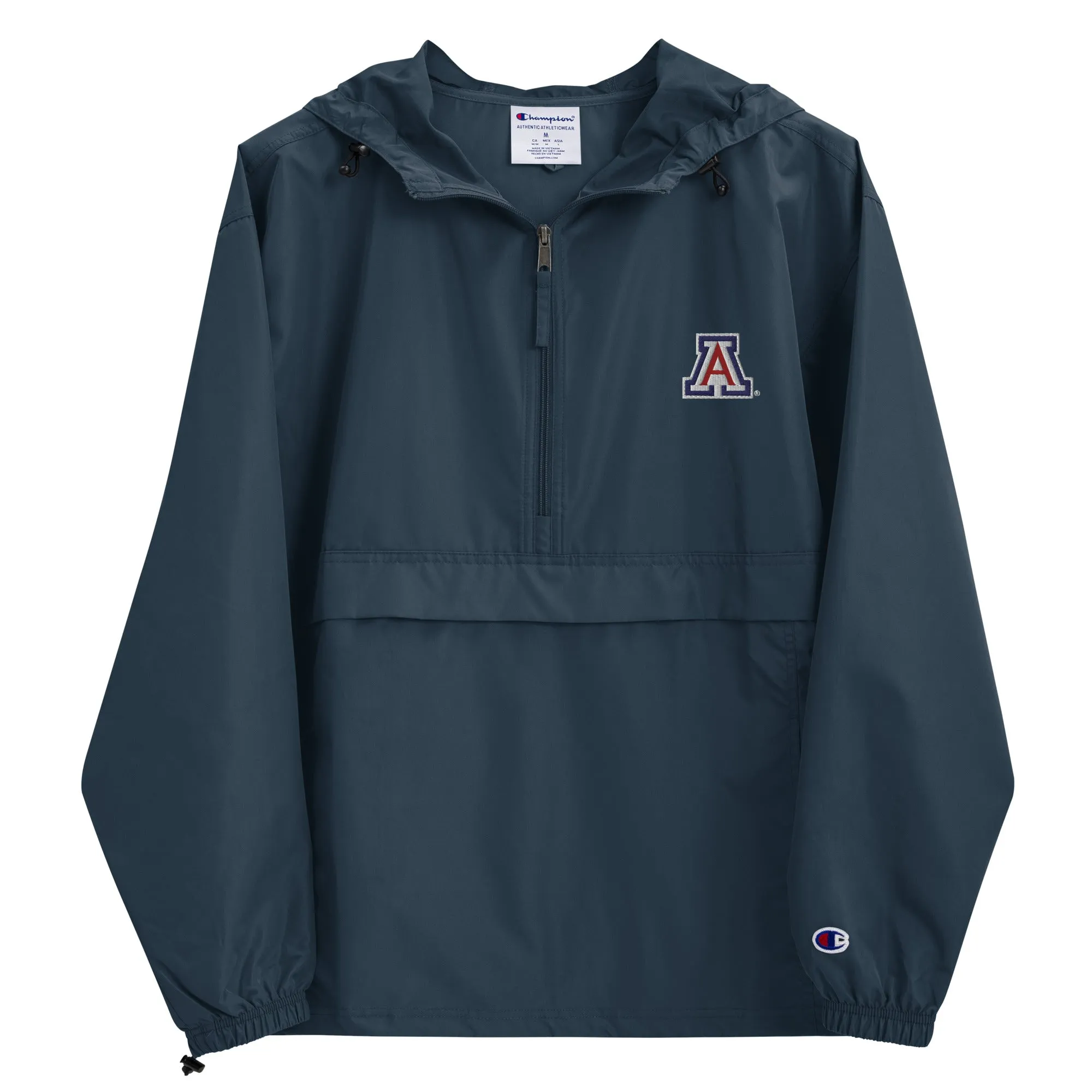University of Arizona Half Zip Windbreaker Jacket