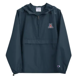 University of Arizona Half Zip Windbreaker Jacket