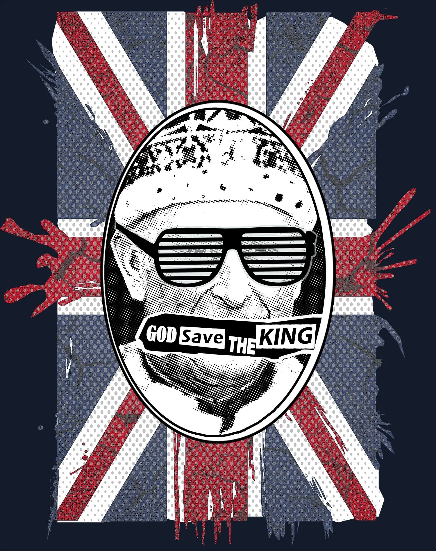 Urban Attitude Kings Coronation 2023 God Save The King 01 Youth T-shirt