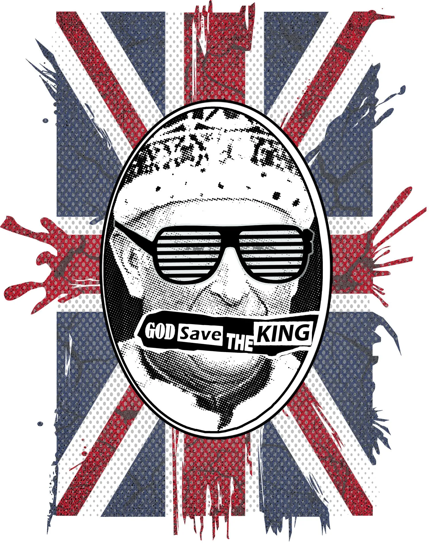 Urban Attitude Kings Coronation 2023 God Save The King 01 Youth T-shirt