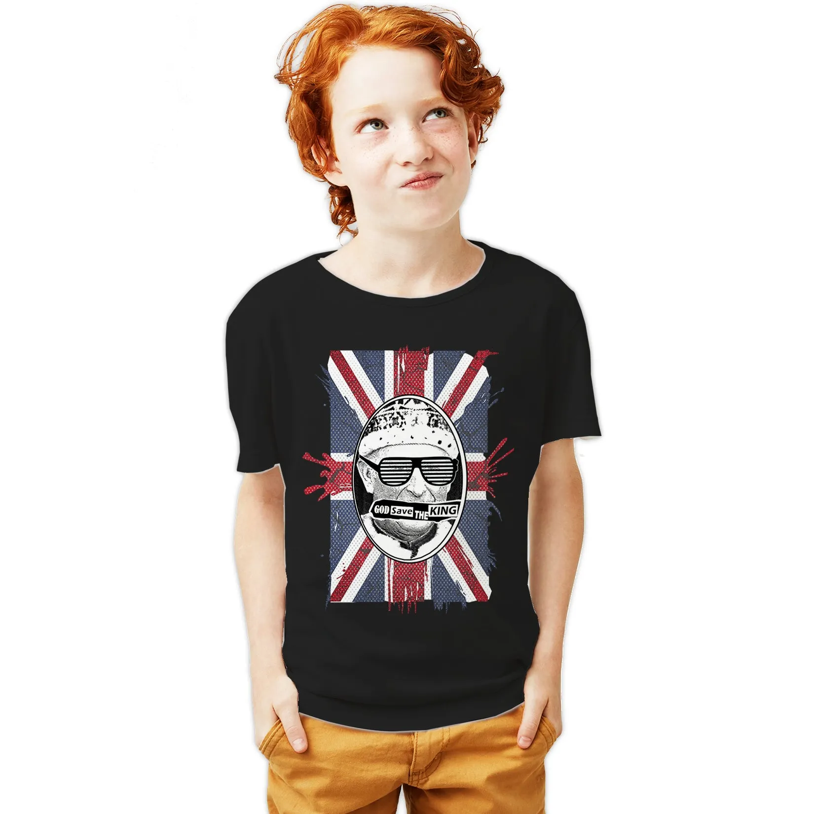 Urban Attitude Kings Coronation 2023 God Save The King 01 Youth T-shirt