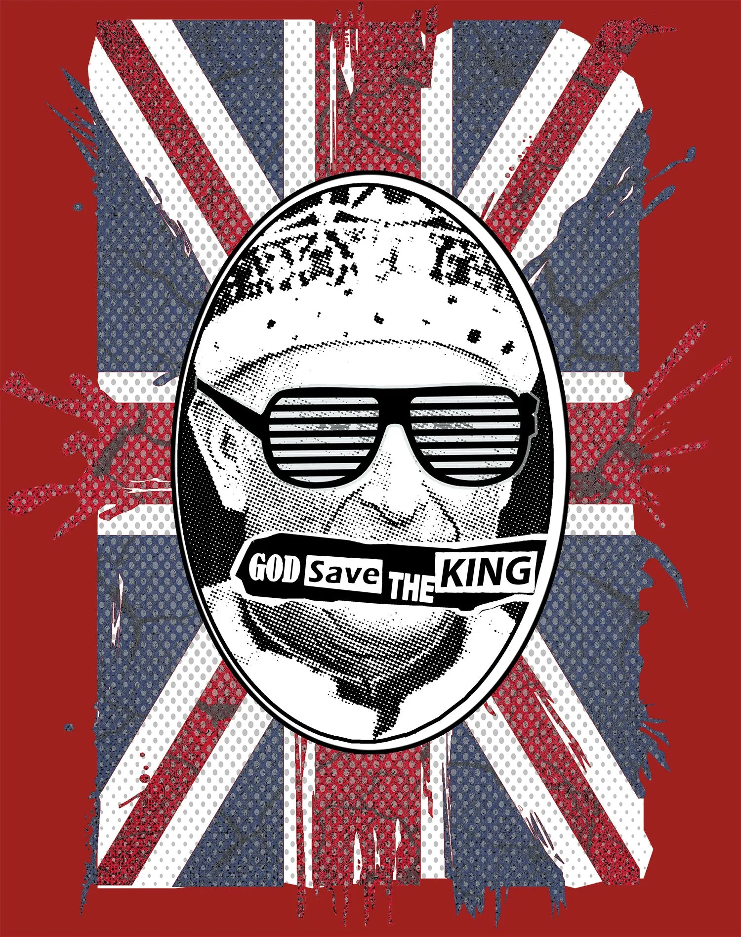 Urban Attitude Kings Coronation 2023 God Save The King 01 Youth T-shirt