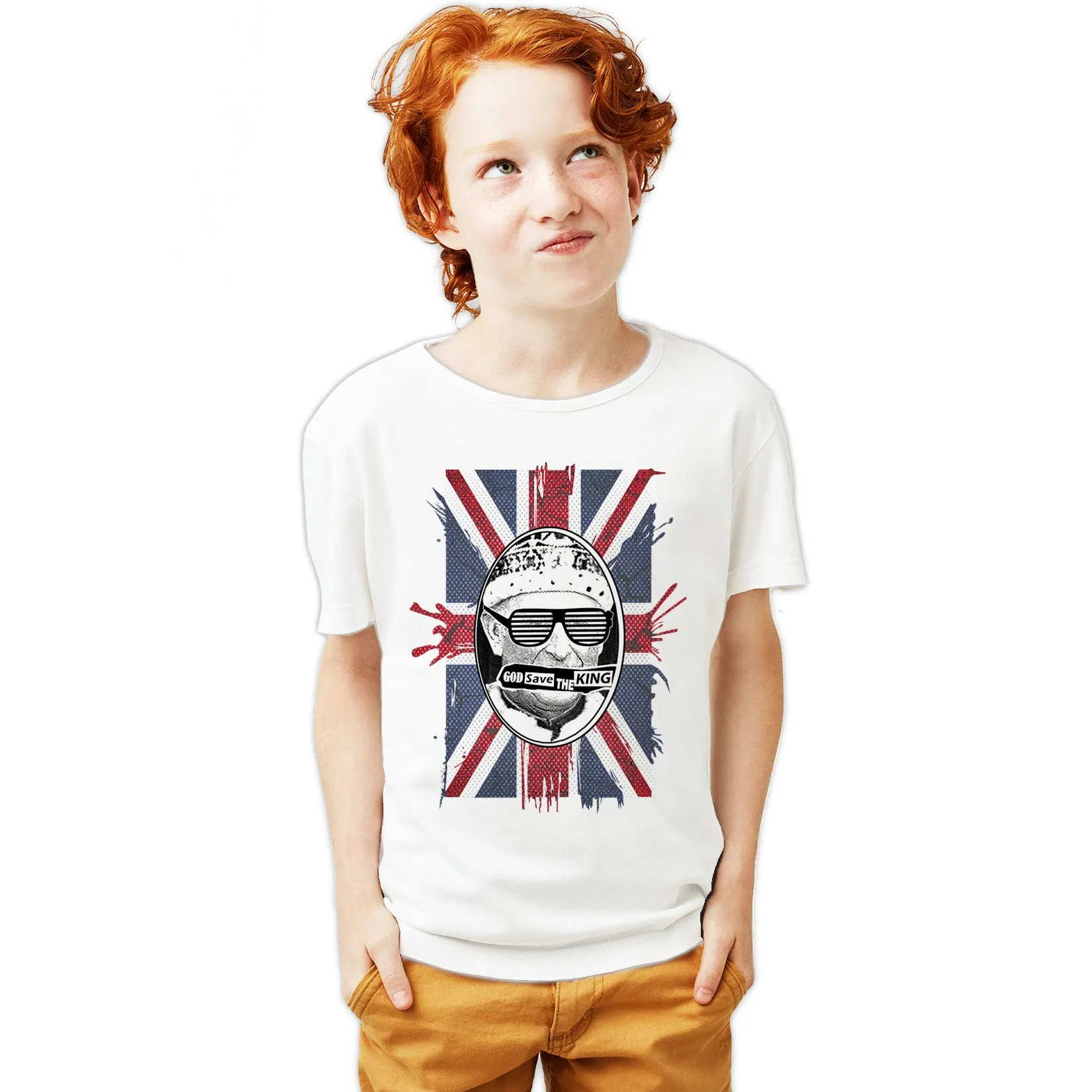 Urban Attitude Kings Coronation 2023 God Save The King 01 Youth T-shirt