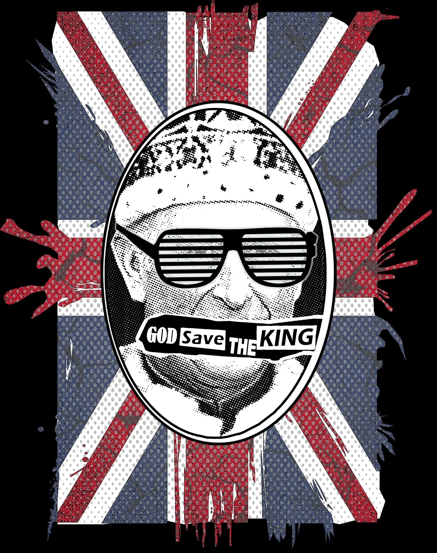 Urban Attitude Kings Coronation 2023 God Save The King 01 Youth T-shirt