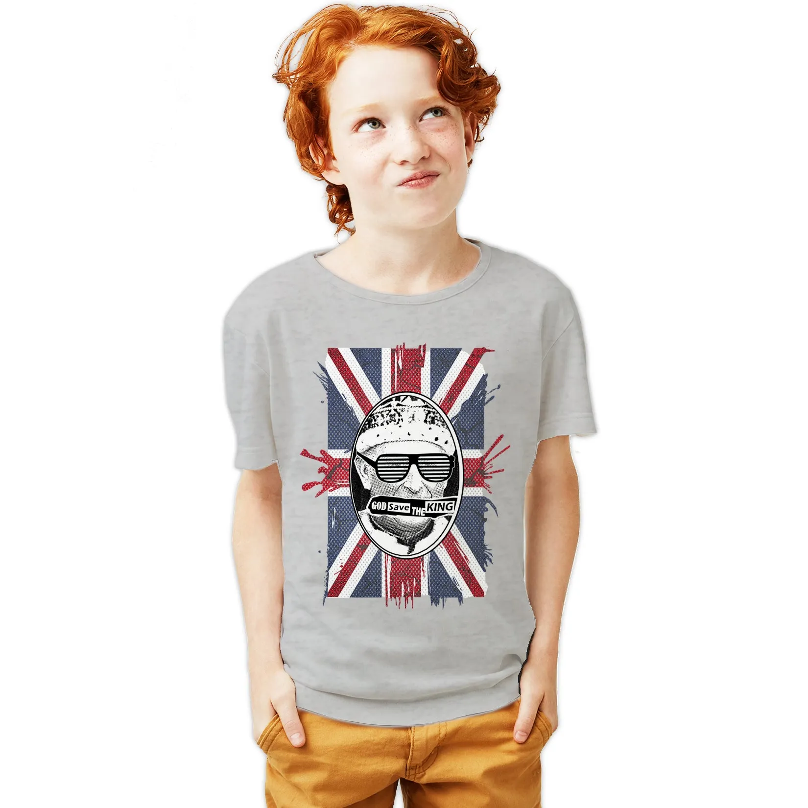 Urban Attitude Kings Coronation 2023 God Save The King 01 Youth T-shirt